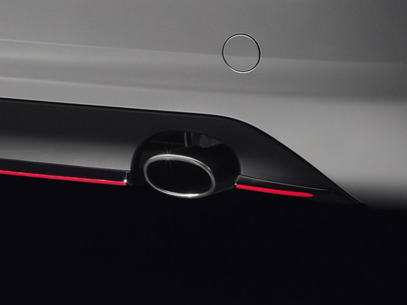 PEUGEOT 208 LIGNE 'S' lower rear diffuser