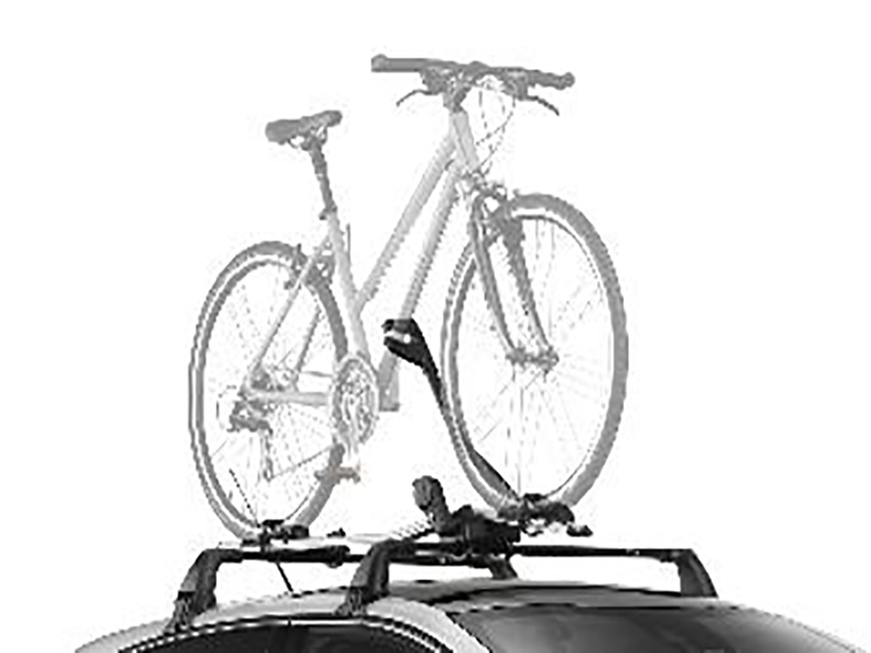 PEUGEOT 407 FREERIDE aluminium bike carrier on roof bars for 1 bike