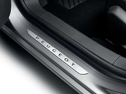 PEUGEOT PEUGEOT 3008 SUV Sill protectors - Brushed Stainless Steel - 5 door only