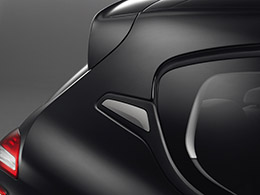 PEUGEOT PEUGEOT 208 Street Grey rear quarter panel inserts - 3 door