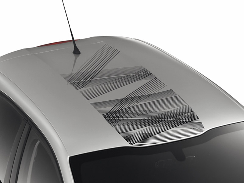 PEUGEOT 208 Graphic roof decal