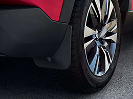 PEUGEOT PEUGEOT 2008 SUV Mudflaps moulded - Rear (Styled)