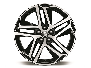 PEUGEOT PEUGEOT 308 Set of 4 alloy wheel rims - 18" BLACK SAPPHIRE